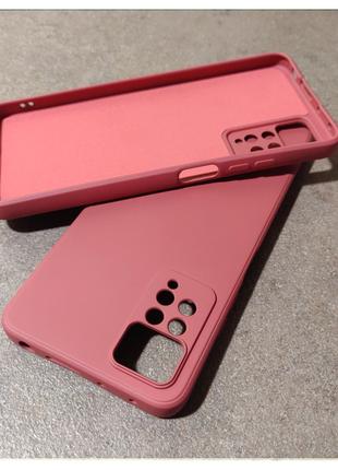 Xiaomi Redmi Note 12 Pro 4G силиконовый чехол микрофибра Rose RED