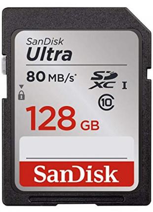 SanDisk SDXC (UHS-1) Ultra 128Gb class 10 (80Mb/s, 533x)