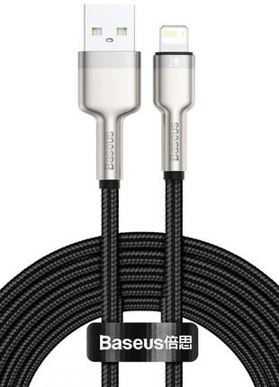 Baseus Metal Data Cable USB for Lightning 2.4A 1M Black (CALJK...