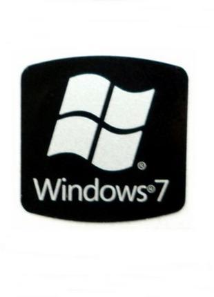 Наклейка Windows 7 Black