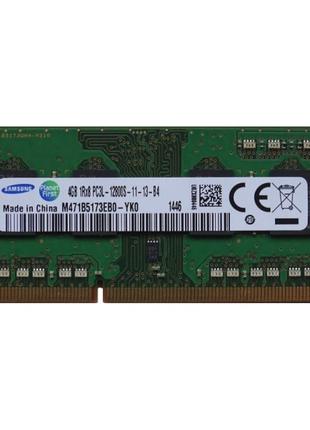 Оперативна пам'ять SO-DIMM Samsung 4Gb DDR3L 1600MHz (m471b517...