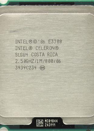 Intel Celeron E3300 2x2,50GHz s.775 1Mb 800MHz б/в