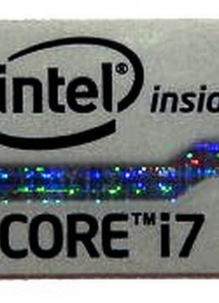 Наклейка Intel Core i7 2x1,5cm Grey/Gray