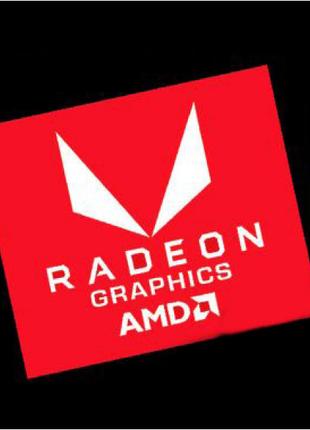 Наклейка AMD Radeon Vega Graphics