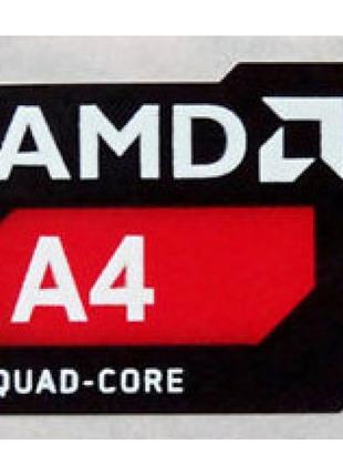 Наклейка AMD A4