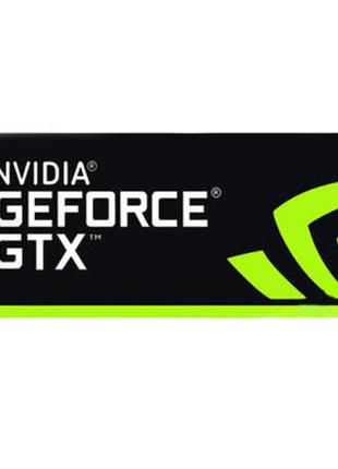 Наклейка NVIDIA GeForce GTX Black 35x15mm