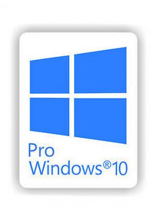 Наклейка Windows 10 Pro White Blue