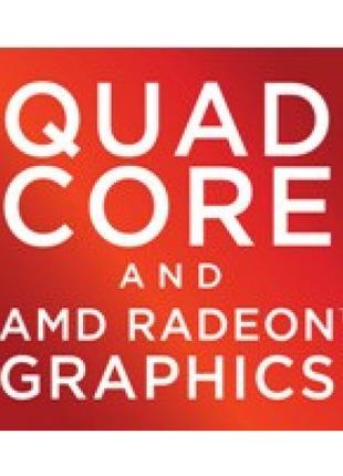 Наклейка Quad Core and AMD Radeon Graphics