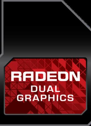 Наклейка AMD Radeon DUAL Graphics 16x13mm