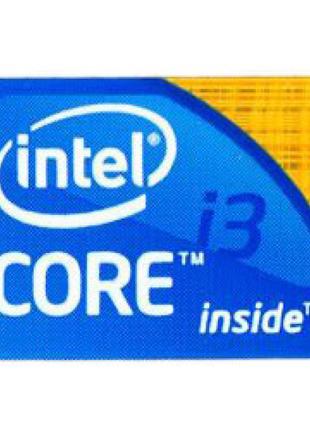 Наклейка intel core i3 old gen blue