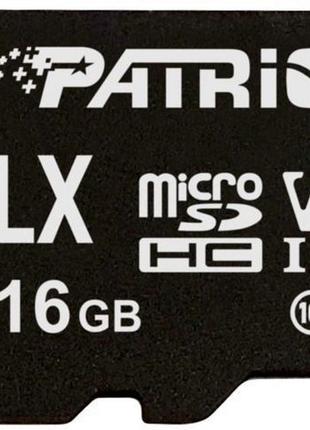 Patriot LX V10 16GB MicroSDHC Class10 U1 Card (PSF16GLX1MCH)