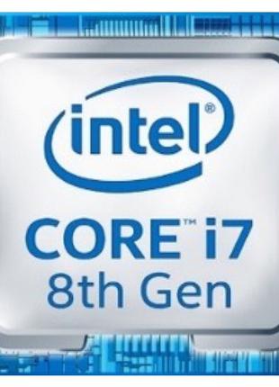 Наклейка Intel Core i7 8-го покоління blue