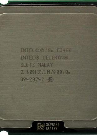 Intel Celeron E3400 2x2,60GHz s.775 1Mb 800MHz б/в