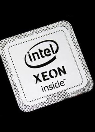 Наклейка Intel Xeon inside Silver Chrome (metal)