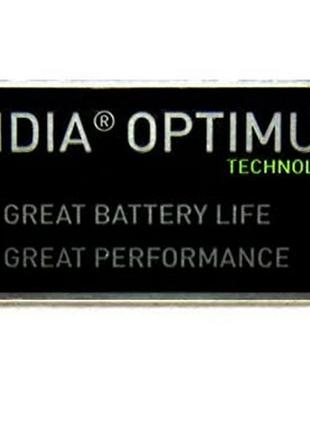 Наклейка NVIDIA Optimus