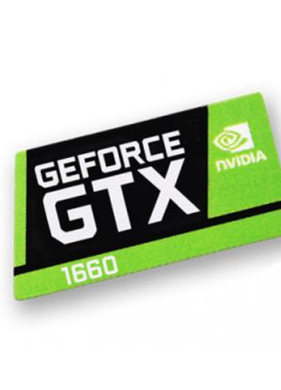 Наклейка NVIDIA GeForce GTX 1660 24x12mm