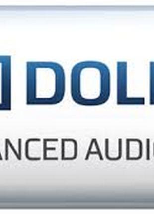 Наклейка Dolby Advanced Audio v2, Blue