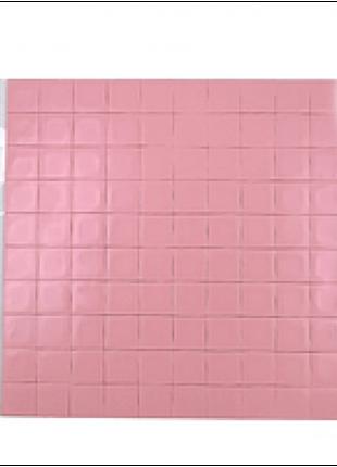Термопрокладка 10x10x1mm розовий колір