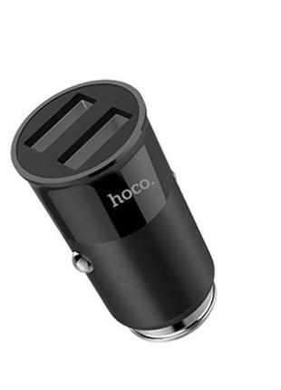 Зарядний пристрій HOCO Z17A Sure 2USB/3,1A Black