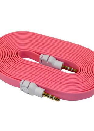 Аудiо-кабель AUX 3.5 jack 3м Red