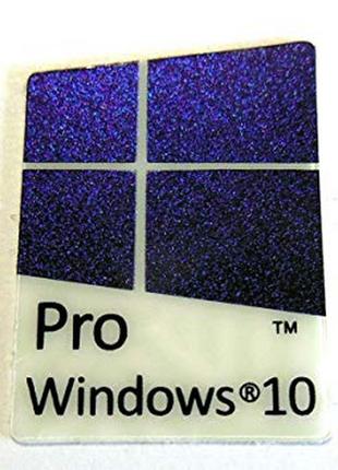 Наклейка Windows 10 Pro blue