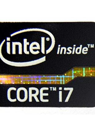 Наклейка Intel Core i7 2x1,5cm Black