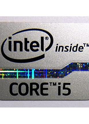 Наклейка Intel Core i5 2x1,5cm Grey