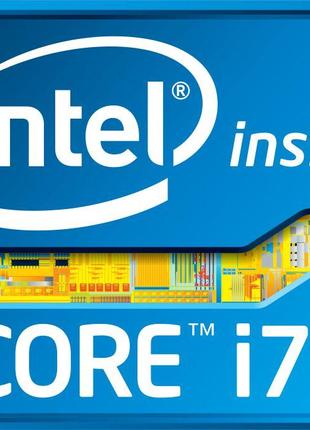 Наклейка Intel Core i7 2x1,5cm Blue