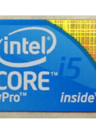 Наклейка Intel Core i5 vPro old gen blue