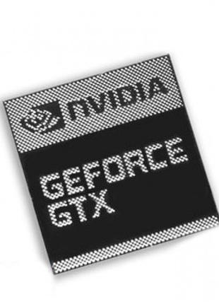 Наклейка NVIDIA GeForce GTX 17x18mm metal