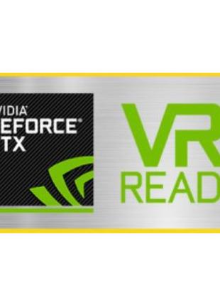 Наклейка NVIDIA GeForce GTX VR READY 41x20mm