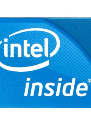 Наклейка Intel Inside 2x1,5cm Blue