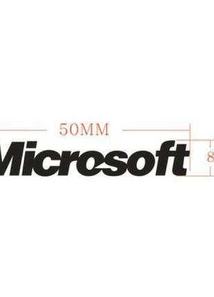 Наклейка Microsoft Silver Sticker Metal 5x0.8cm