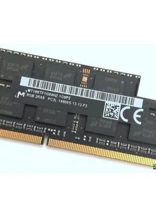Оперативна пам'ять б/в SO-DIMM Micron 8Gb DDR3L 1866MHz PC3L-1...