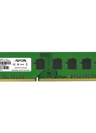 Оперативна пам'ять DIMM AFOX 4Gb DDR3 1333MHz PC3-10600 (AFLD3...