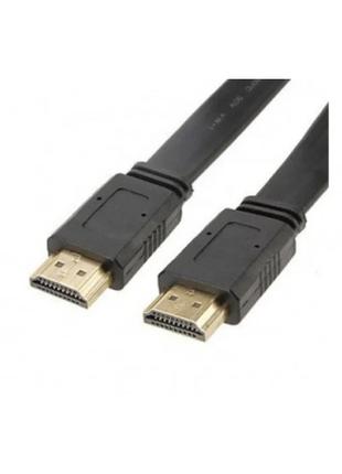 Кабель HDMI-HDMI 3m flat cable (лапша)
