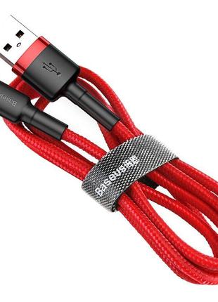 Lightning Baseus cafule Cable USB For lightning 2.4A 2M Red+Re...
