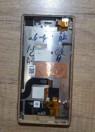 Sony Xperia M5 E5633 дисплейний модуль у рамці оригінальний