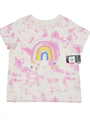 Светлая футболка primark на девочку 5-6 лет