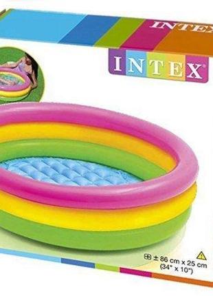 Дитячий надувний басейн Intex 86 х 25 см (58924)
