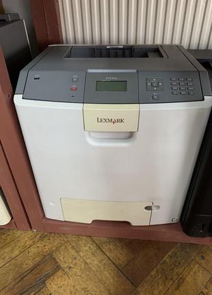 Принтер лазерний кольоровий Lexmark c734dn 100% заправлений!