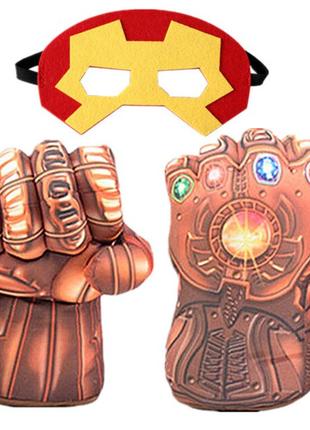 Кулаки Железного человека с маской ABC детские мягкие