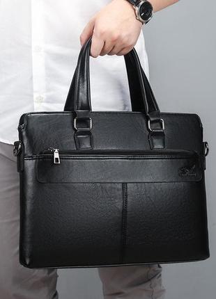 Мужская деловая сумка для документов офисная, модный мужской д...