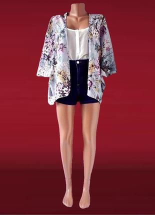Большой выбор! красивая накидка, кимоно "new look" с цветочным...
