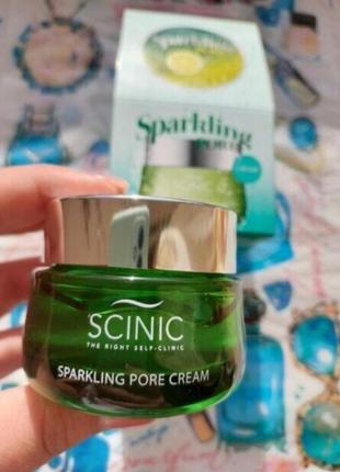Увлажняющий гель крем scinic sparkling pore cream