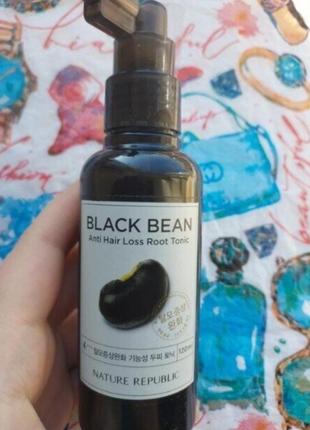 Спрей против выпадения волос nature republic black bean anti h...