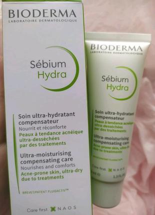 Bioderma sebium hydra ultra-moisturizing compensating care 40 мл