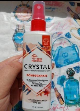 Дезодорант crystal body deodorant spray , мінеральний дезодора...