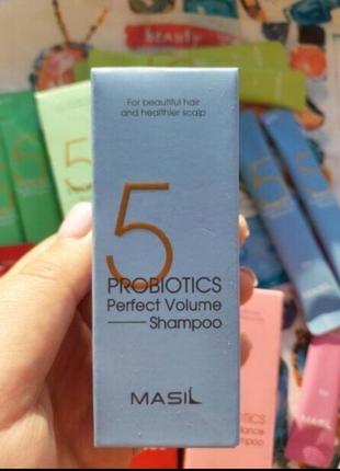 Шампунь для объема волос с пробиотиками masil 5 probiotics per...
