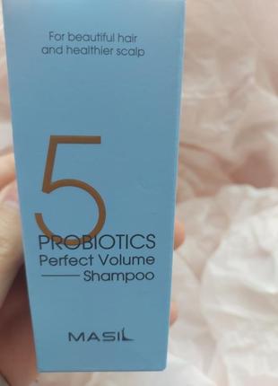 Шампунь для объема волос с пробиотиками masil 5 probiotics per...